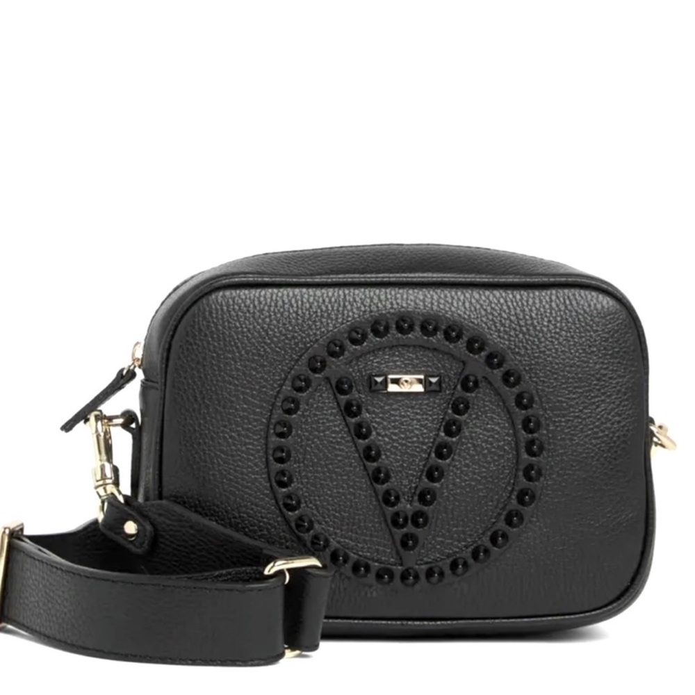 Valentino Mia Logo Leather Crossbody Bag